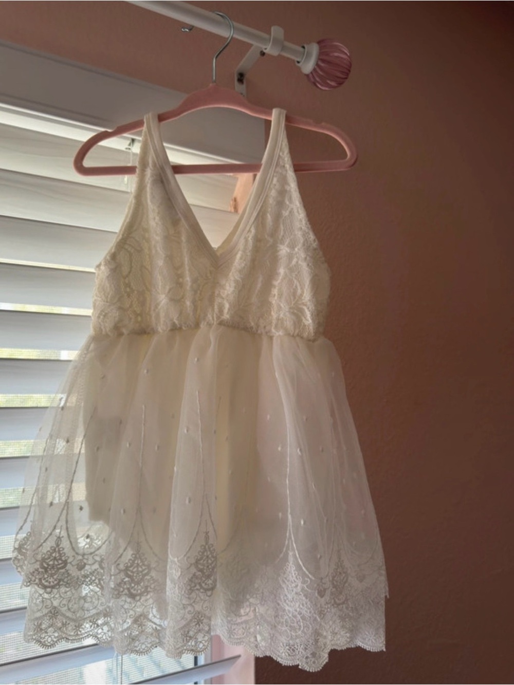 Girls ivory romper size 4T